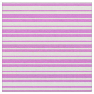 Tela Rayas amarillas claras y orquídeas