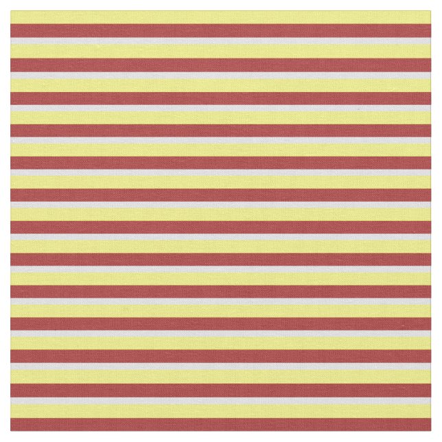 Tela Rayas amarillas, marrones y de lavanda (De cerca)