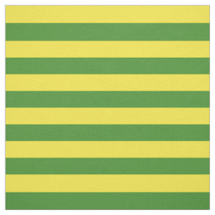 Tela Rayas amarillas y verdes