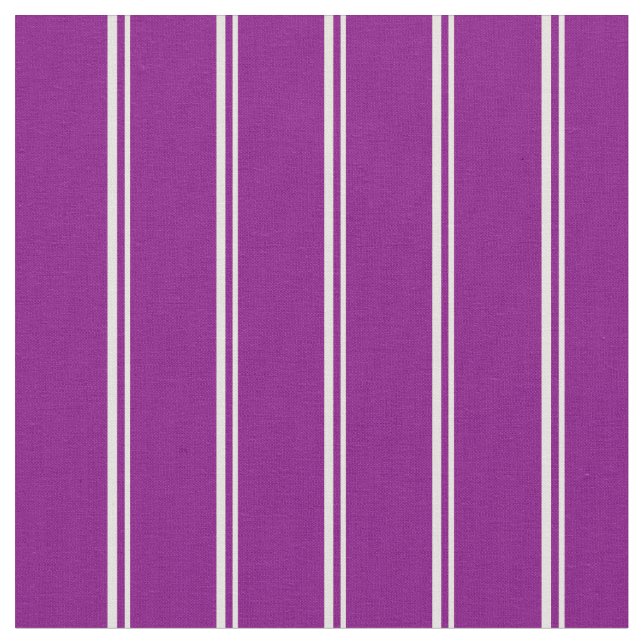 Tela Rayas amarillo claro y morado (De cerca)