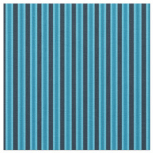 Tela Rayas azul marino y turquesa
