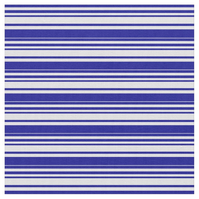Tela Rayas azul oscuro y de lavanda (De cerca)