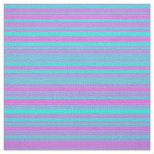 Tela Rayas Azules Rosadas Purpura