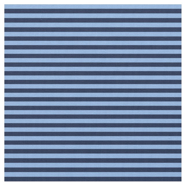 Tela Rayas azules sobre azul (De cerca)