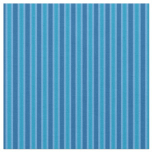 Tela Rayas azules y turquesas