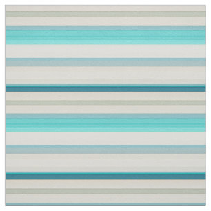 Tela Rayas blancas y aqua lindas