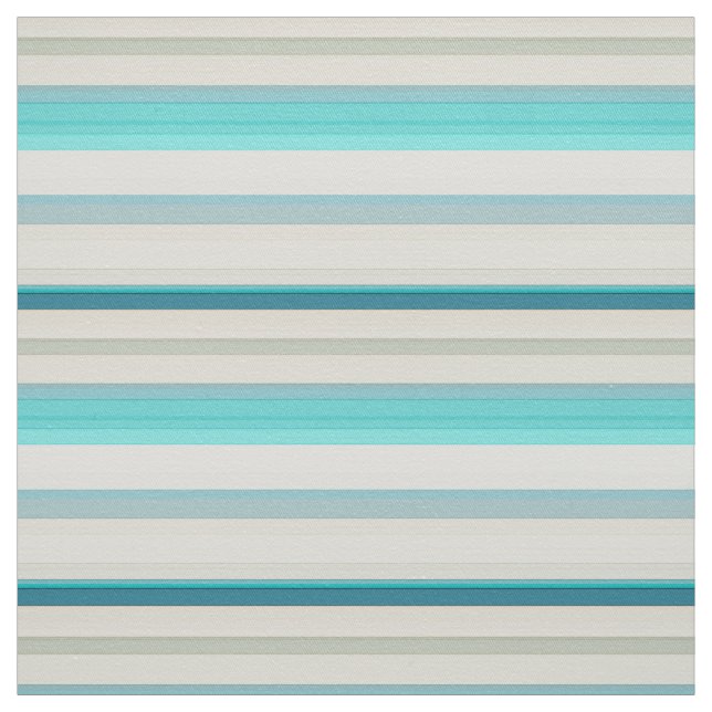 Tela Rayas blancas y aqua lindas (Retal)