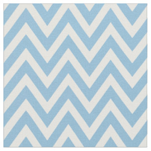 Tela Rayas chevron modernas Sky Blue