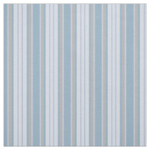 Tela Rayas de Chevron azules y grises pastel
