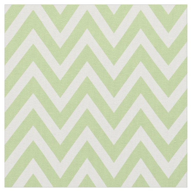 Tela Rayas de Chevron Moderno Mint Green (De cerca)