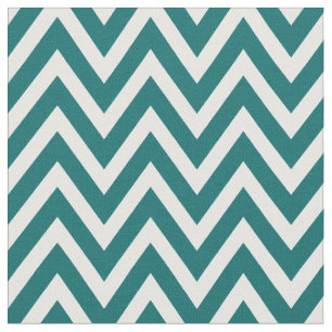 Tela Rayas de Chevron Moderno Verde azulado oscuro
