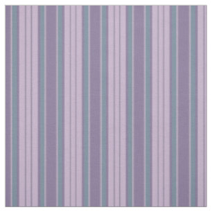 Tela Rayas de Chevron Purpura y Verde