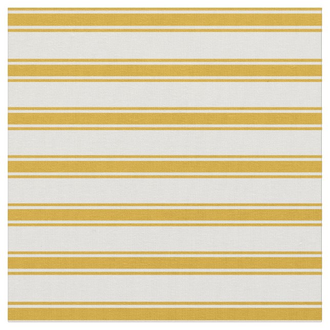 Tela Rayas de cian claro y de oro (De cerca)