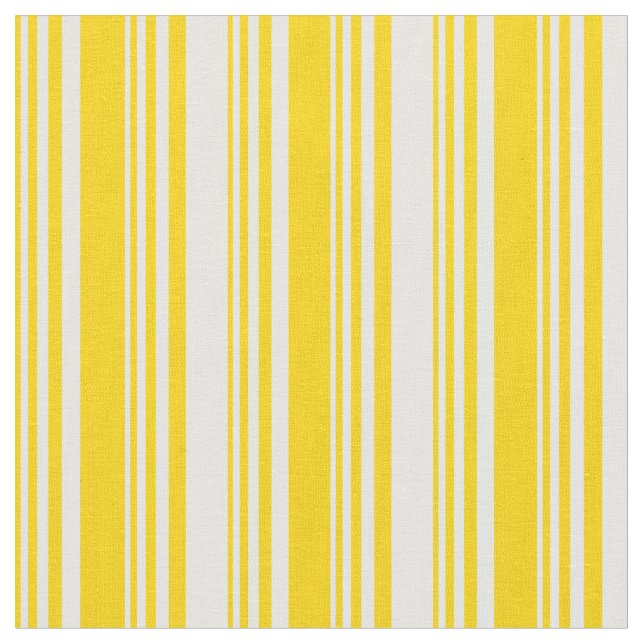 Tela Rayas de color amarillo y crema de menta (De cerca)