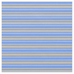 Tela Rayas de color azul y gris