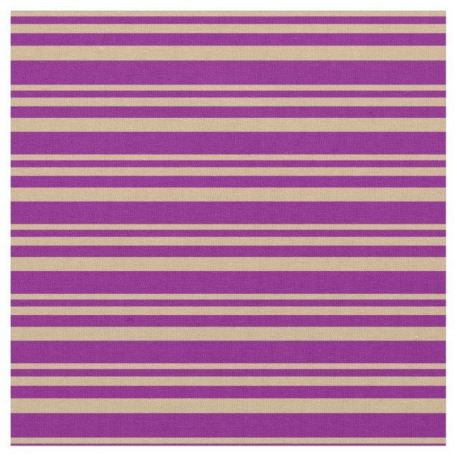 Tela Rayas de color morado y morado (De cerca)