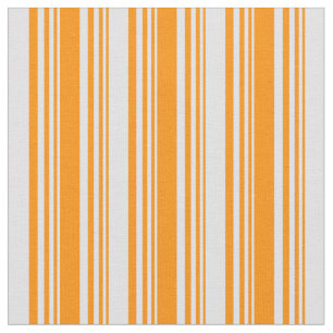 Tela Rayas de color Naranja oscuro y lavanda