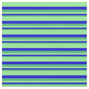 Tela Rayas de color verde, azul y verde claro del mar