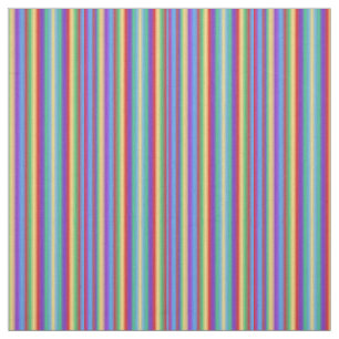 Tela Rayas del multicolor