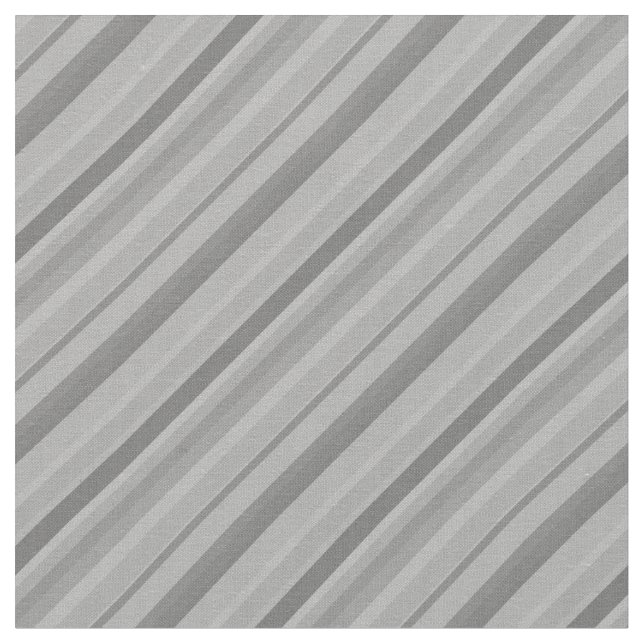 Tela Rayas diagonales grises (De cerca)