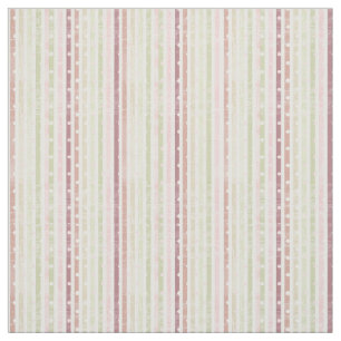 Tela Rayas geométricas y puntos de polka pastel