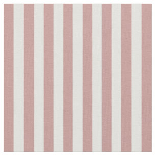 Tela Rayas gris-rosado y marfil