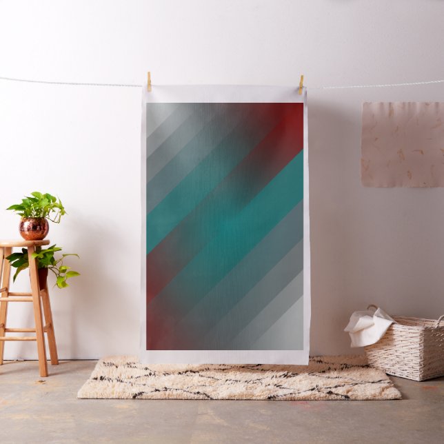 Tela Rayas grises burdeos verde azuladas (In Situ)