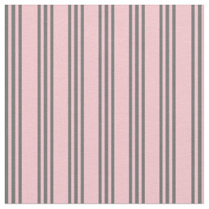 Tela Rayas grises rosadas y densas