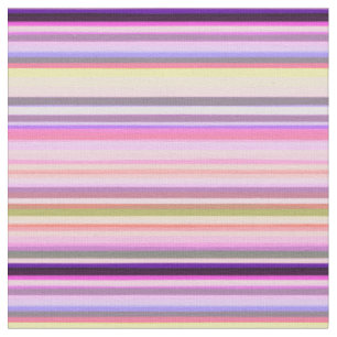 Tela Rayas horizontales de lila mauve suave 