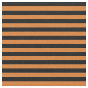 Tela Rayas horizontales de un cuarto de pulgada naranja