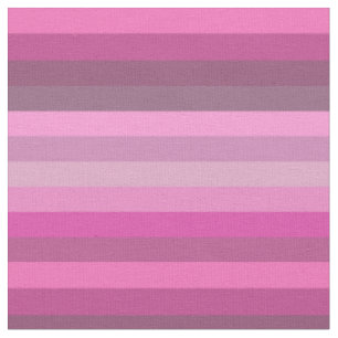 Tela Rayas horizontales rosa, magenta, ciruela, carbón