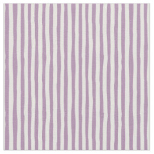 Tela Rayas irregulares de color morado claro y blanco