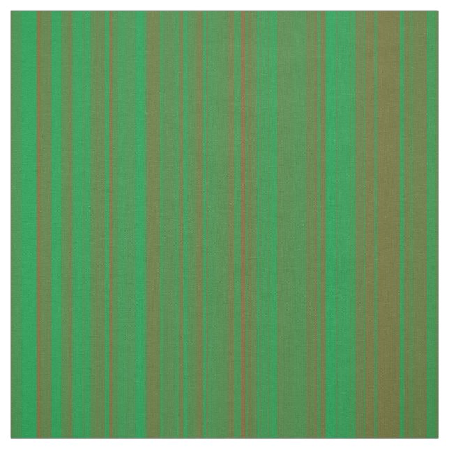 Tela Rayas Marrones Verdes (Retal)