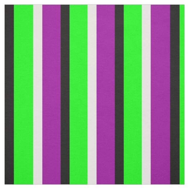 Tela Rayas moradas verdes textiles (Retal)
