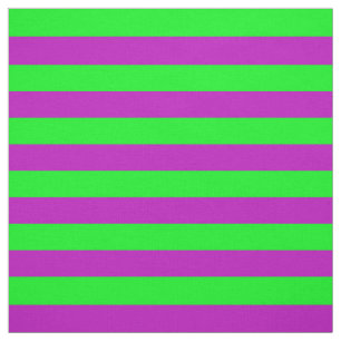 Tela Rayas moradas y verdes