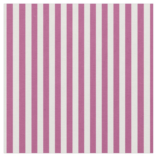 Tela Rayas rosadas y blancas de moras (De cerca)