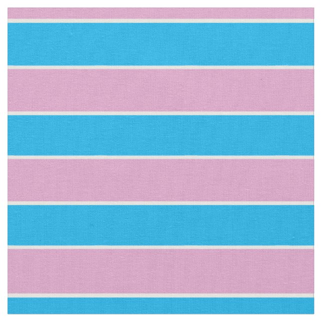 Tela Rayas rosas, azules y blancas (De cerca)