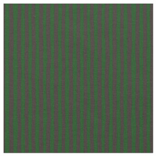 Tela Rayas torcidas verde bosque y marrón oscuro