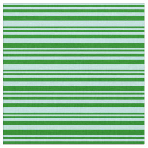 Tela Rayas turquesas y verdes