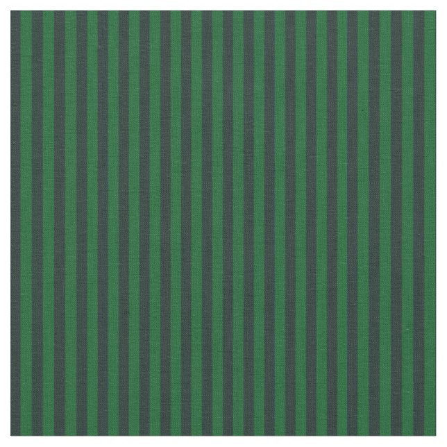 Tela rayas verde oscuro (De cerca)