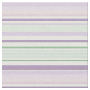 Tela Rayas verdes blancas y moradas