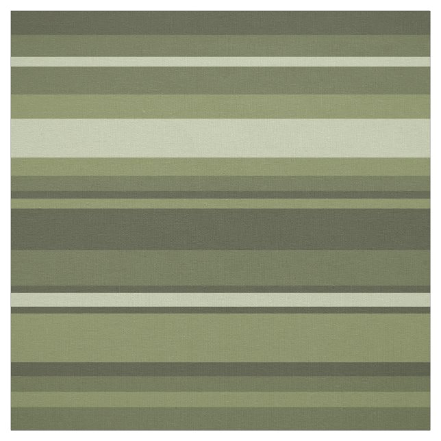 Tela Rayas verdes de oliva (Retal)