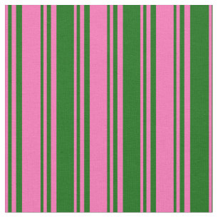 Tela Rayas verdes rosadas y oscuras