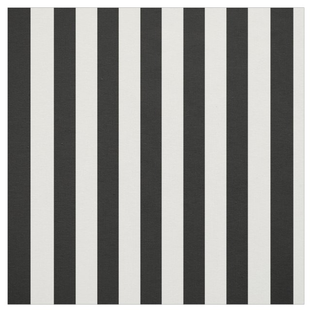 Tela Rayas verticales blancos y negros (Retal)