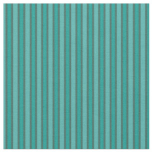 Tela Rayas verticales jaspeadas de carbón y azul teal