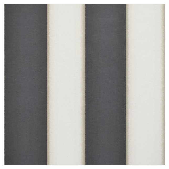 Tela Rayas Victorianas de Negro y Blanco Antiguo (Retal)