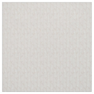 Tela Rayo floral vertical neutro Beige y blanco