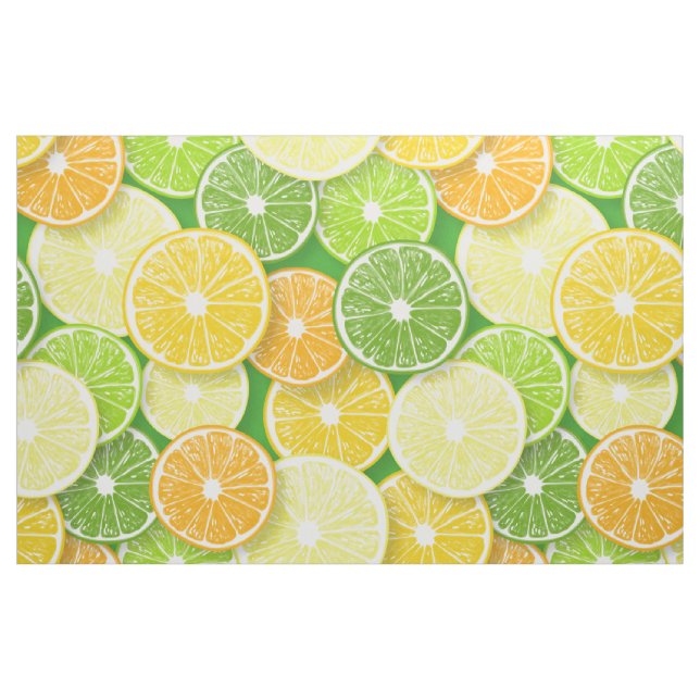 Tela Rebajas de cítricos pop art 3 ("Cuarto gordo" (fat quarter))