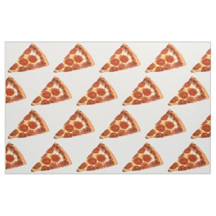 Tela Rebanada de pizza de pepperoni clásica de Slippery