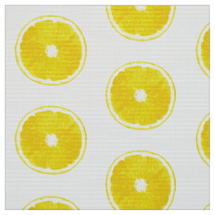 Tela Rebanadas del limón del arte pop - fondo blanco
